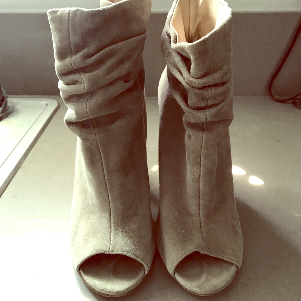 Chinese Laundry open toe booties